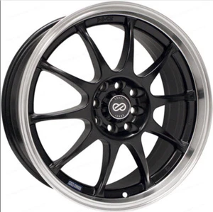 Enkei 409-770-10BK J10 17x7 4x100/114.3 +42mm Matte Black Wheel - Picture 1 of 1