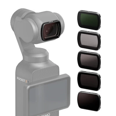 Filter Set CPL ND16/64/256/1000 Filters for Osmo Pocket 3 Camera Accessories - Image 1 of 4