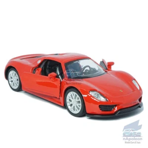 1/36 Scale Porsche 918 Spyder Model Car Diecast Toy Vehicle Collection Gift Red - Picture 1 of 12