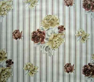 DESIGNERS GUILD FABRICS. ROSE DAVIGNON. VINTAGE LINEN FABRIC. BROWN/WHITE 3 M - Picture 1 of 4