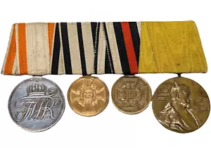 Pre WW1 Germany/France 1870 War & 1848 Revolution combattants medal bar - Picture 1 of 10