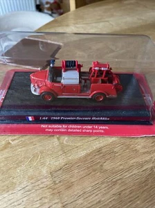 France 1960 Premier Secours Hotchkiss 1:64 Del Prado Model Diecast Fire Engine - Picture 1 of 7