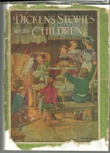 Dickens' Stories About Children Illustrated Clara Burd 1929 Dust Jacket - Picture 1 of 1