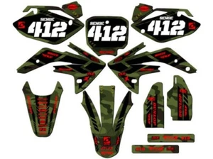 2007-2023 CRF 150 R APACHE Green Senge Graphics Kit Compatible with Honda - Picture 1 of 10