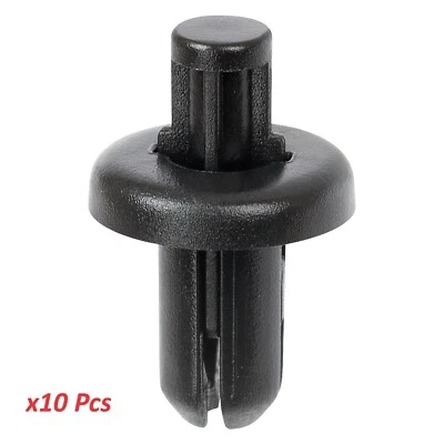 5mm Plastic Rivet Trim Clips x10 Honda Yamaha Suzuki Kawasaki Bike Fairing Panel - Image 1 of 4