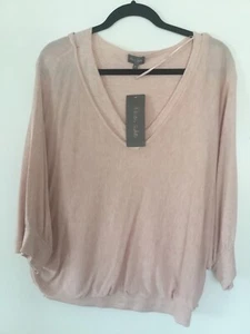 Phase Eight Agatha Top Pink Fine Knit Layered Size Medium BNWT £69 - Picture 1 of 8