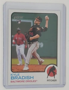 2022 Topps Heritage Kyle Bradish 642 Rookie RC Baltimore Orioles - Picture 1 of 3