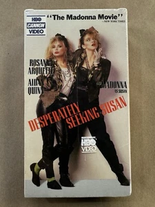 VHS — DESPERATELY SEEKING SUSAN / Factory Sealed w/HBO Watermarks - Picture 1 of 6
