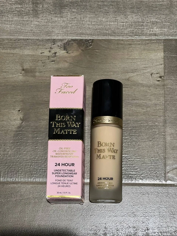 Too Faced Born This Way Matte 24 Hour Foundation Choose Your Color, New With Box - Image 1 of 1