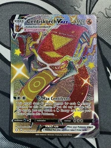 Pokemon TCG Shining Fates Centiskorch VMAX Full Art Holo Rare SV109/SV122 NM - Picture 1 of 2
