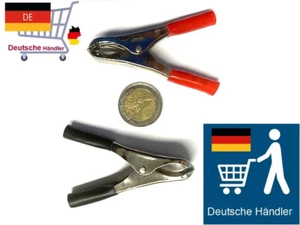 2 Stücke 20A Ca.70mm Krokodilklemmen Batterieklemmen Anschlussklemmen - Bild 1 von 6