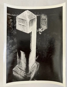 Vintage HORATIO (RAY) M. TOCCO, III Cemetery Tombstone Landscape Photo Art 11x14 - Picture 1 of 4