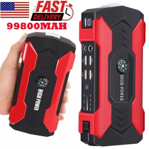 99800mAh Car Jump Starter Booster Jumper Box Power Bank Battery Charger Portable - Picture 1 of 12