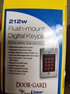 Digital Keypad Flush Mount - Picture 1 of 1