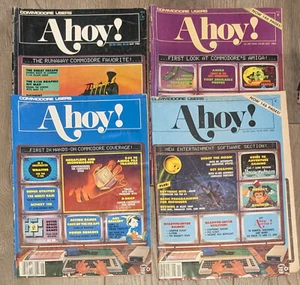 Ahoy! VINTAGE Commodore Users Computer Magazines 1985, 1986, 1987 - Bild 1 von 2