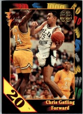 1991-92 Wild Card 20 Stripe #86 Chris Gatling
