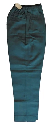 Vintage 1960s boys green trousers Age 8 UNUSED Ladybird 31" long cotton cord - Изображение 1 из 4