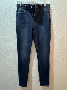 White House Black Market Skinny Leg Stretch Size 4R Medium Dark Wash 29x28 - Bild 1 von 7