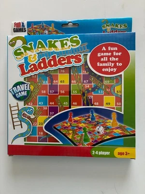 Snakes and ladders board game 2-4 players new unopened - Image 1 of 2