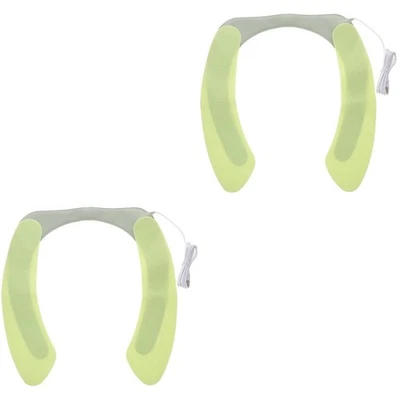  2 Pezzi Copri Sedile WC Caldo Riscaldatore Alimentato Riutilizzabile Cuscinetti Termici - Immagine 1 di 4