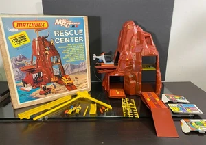 1975 Matchbox Mobile Action Command MAC Rescue Center Mountain w/Box Lesney - Picture 1 of 19