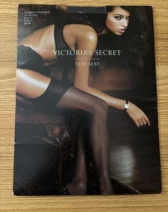 VICTORIA'S SECRET VERY SEXY CLASSIC STOCKINGS SIZE B BLACK 15 DENIER - Picture 1 of 4