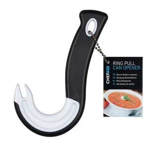 Twist & Pull Tin/Jar/Can Opener Grip Ring Easy Lid Removal Kitchen Gadget Tool - Picture 1 of 10