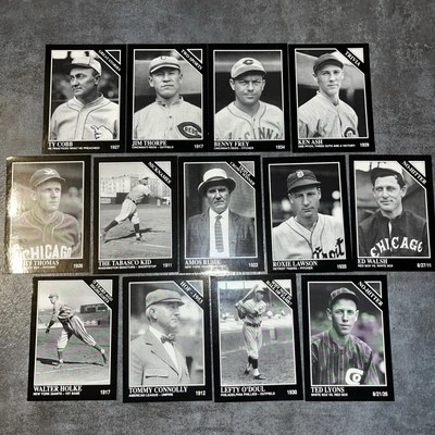 1992 CONLON COLLECTION THE SPORTING NEWS Lot 13 Baseball Greats with Ty Cobb - Image 1 of 4