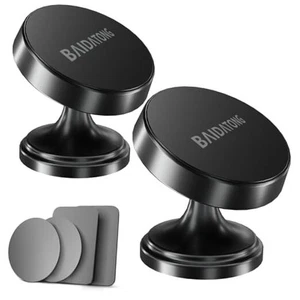 2er Pack Magnet Handyhalter für Auto, Magnethalterungen [4 Platte] Handymagnet  - Bild 1 von 7