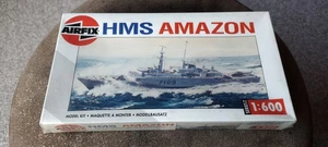 AIRFIX  1:600 SCALE MODEL KIT #02204 HMS AMAZON FACTORY SEALED RARE - Picture 1 of 5
