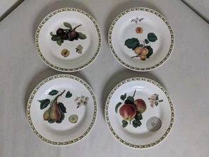 4x Queen's RHS Hookers Fruit 16cm Plates Royal Horticultural Society - GRADE A - Picture 1 of 7