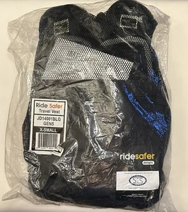 Chaleco de Viaje RIDESAFER Gen 5, Ligero Compacto Portátil Asiento de Coche X-Pequeño Negro - Imagen 1 de 5