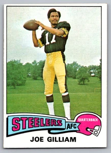 1975 TOPPS #182 JOE GILLIAM STEELERS ROOKIE - Picture 1 of 3