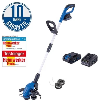 Scheppach Akku Rasentrimmer C-LT300-X 20V-IXES 1x2,0Ah Akku + Ladegerät - Bild 1 von 4