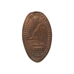Toledo Zoo, Aquarium River Otter Elongated Penny Pressed Souvenir #0238 - Bild 1 von 3