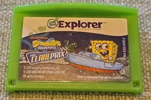 Leapfrog Explorer,  Game Cartridge Only-SpongeBob SquarePants - The Clam Prix - Picture 1 of 2