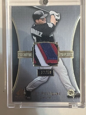 2004 Ivan Rodriguez Patch: SP Game Used Premium Patch  - Image 1 of 2