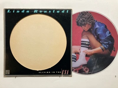 Linda Ronstadt –Living In The USA LP -1978 picture disc -VG/VG -READ DESCRIPTION - Image 1 of 2