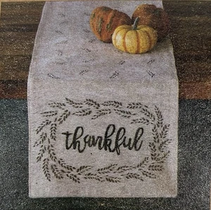 Ernte Weizen bestickt Herbst Tischläufer 13”x72” Neu mit Etikett (Q237-240) - Bild 1 von 8
