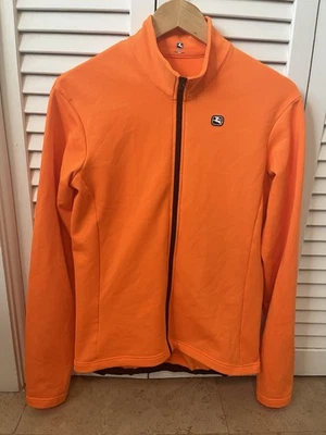 Giordana Thermal Long Sleeve Jersey, Men’s 2XL, Orange, Fleece Lined, pre-owned - Image 1 of 4