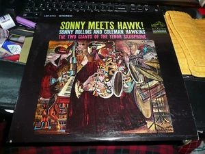 record LP Jazz Sonny Meets Hawk! Rollins & Hawkins - Verve Tenor Sax Greats VG++ - Picture 1 of 3