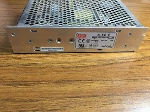 Mean Well S-60-5 Power Supply 5V 12A, 100-240VAC 2A - Bild 1 von 5