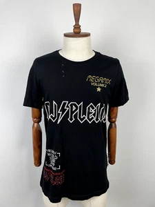 PHILIPP PLEIN Platinumcut WT2019 DJ PLEIN Volume 2 Black Rare Men's T-Shirt Sz L - Picture 1 of 21