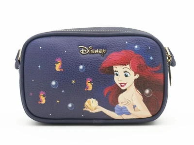 Disney Little Mermaid - Ariel Double Zipper Crossbody/Shoulder Bag - Image 1 of 4