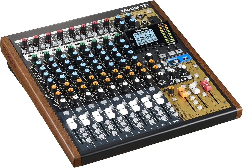 Tascam Model 12 All-in-One 12-track Digital Multitrack Mixing & Recording Studio - Image 1 of 4