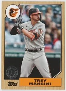2022 Topps '87 Topps #T8736 Trey Mancini - Baltimore Orioles - Picture 1 of 2