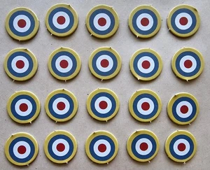 Axis & Allies Spring 1942 Game Replacement Parts 2009, 20 United Kingdom Markers - Picture 1 of 1