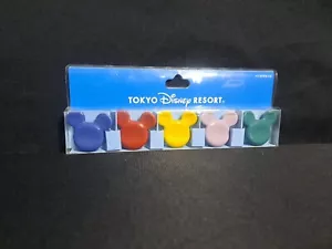 Tokyo Disney Resort Mickey & Minnie chopstick rest 5-piece set Cutrely Japan - Picture 1 of 8