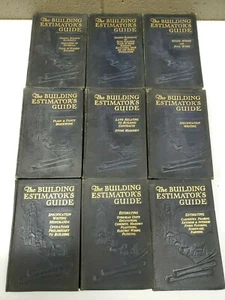 1928 9 Vol Set The Building Estimator Guide by William Lowndes Antique Contracto - Bild 1 von 4