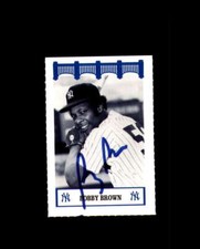 Bobby Brown Signed 1992 Wiz Yankees of The 80's New York Yankees Autograph